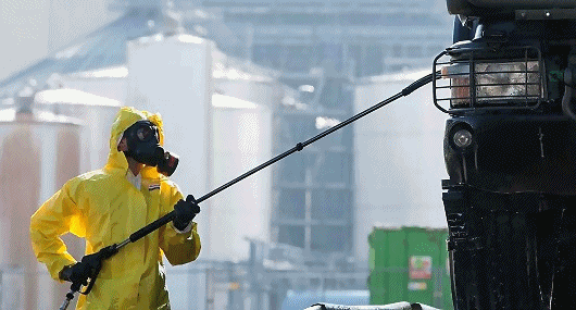 CBRN Ontsmettingstraat